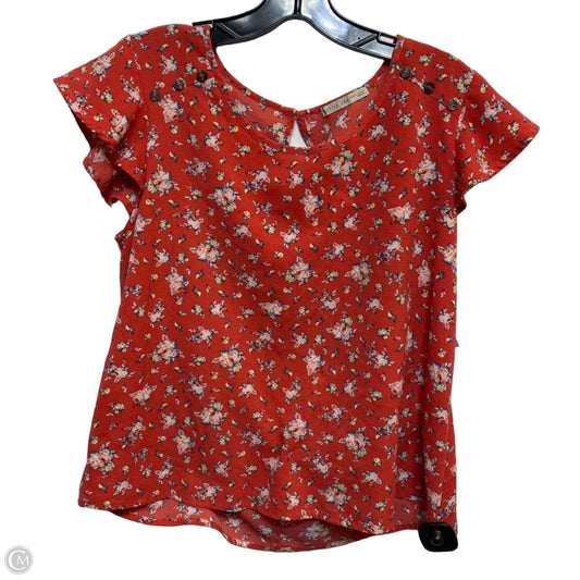 Top Sleeveless By Active Usa In Red, Size: M