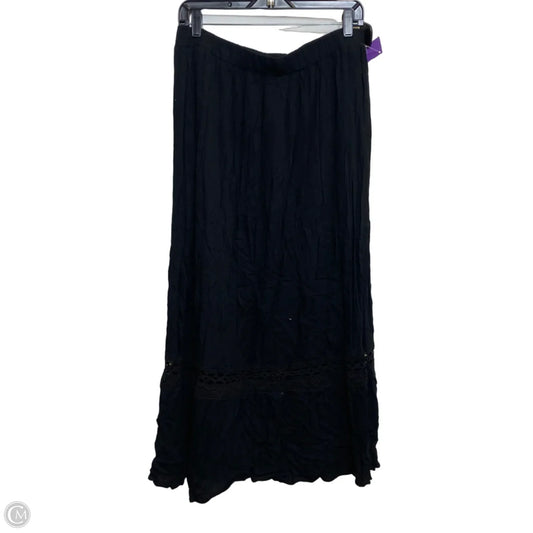 Skirt Maxi By New Directions In Black, Size: L