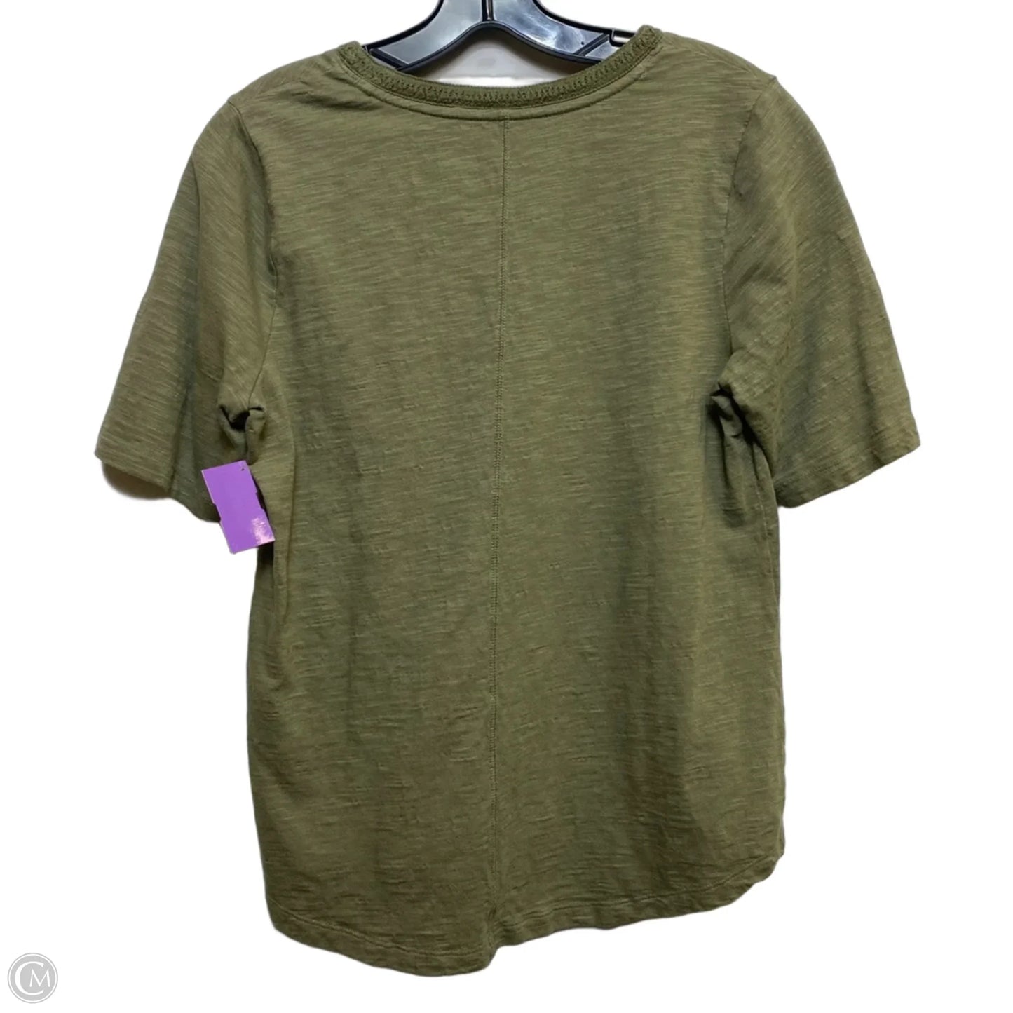 Top Short Sleeve By Chicos In Green, Size: M