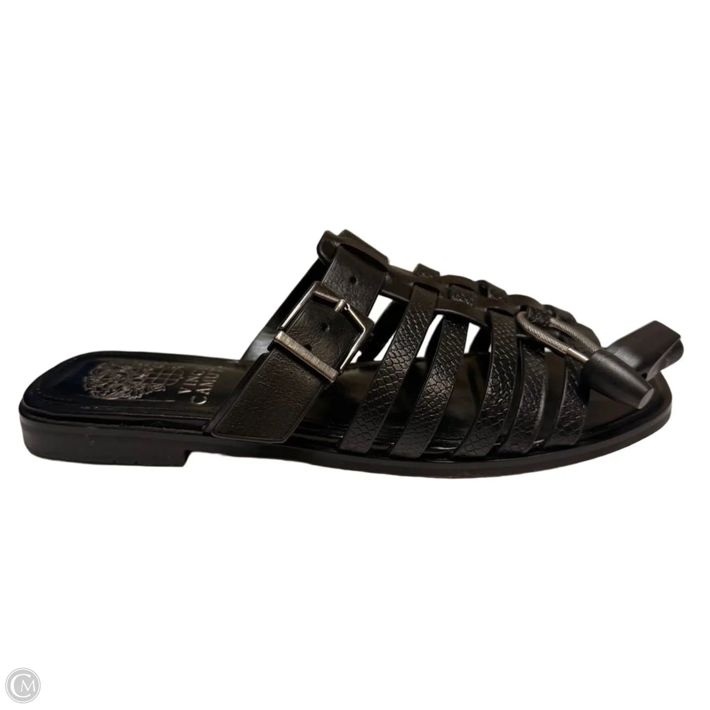 Sandals Flats By Vince Camuto In Black, Size: 5.5