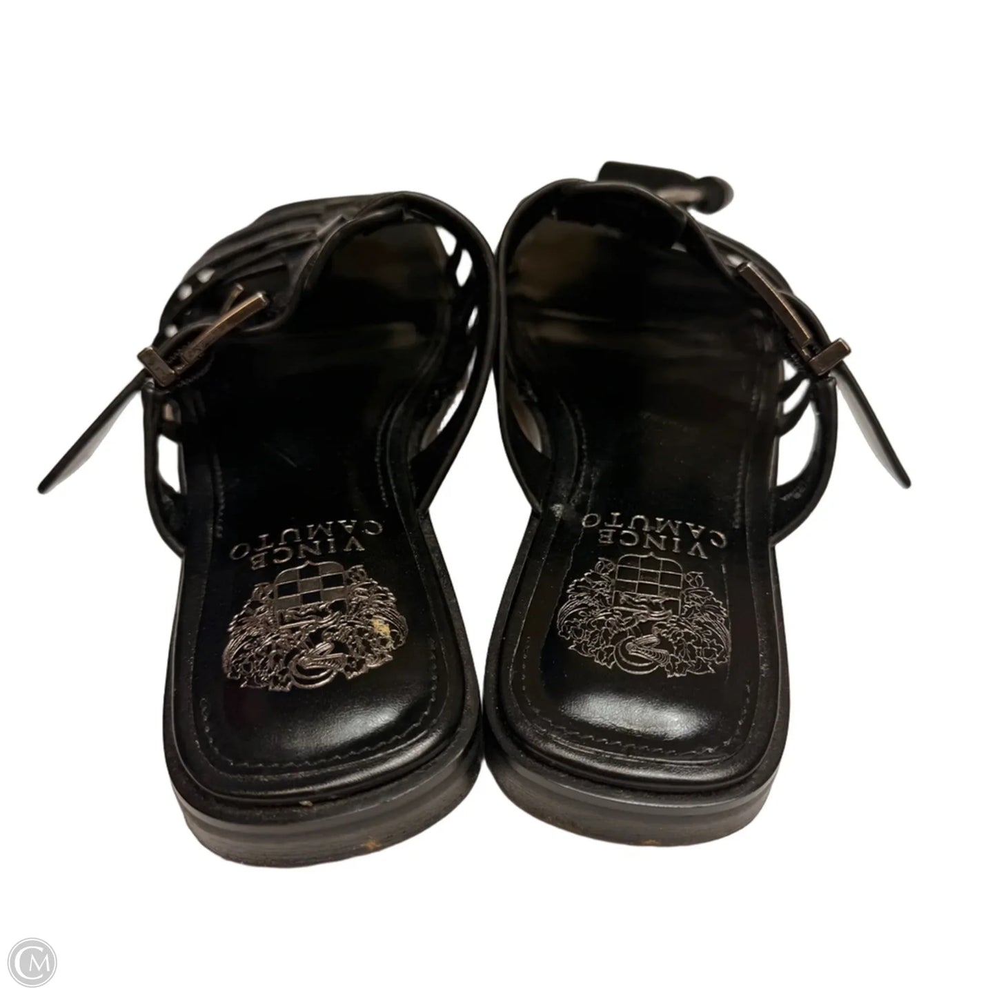 Sandals Flats By Vince Camuto In Black, Size: 5.5