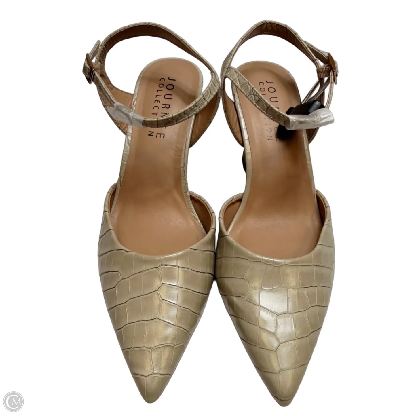 Shoes Heels Kitten By Journee In Cream, Size: 7.5