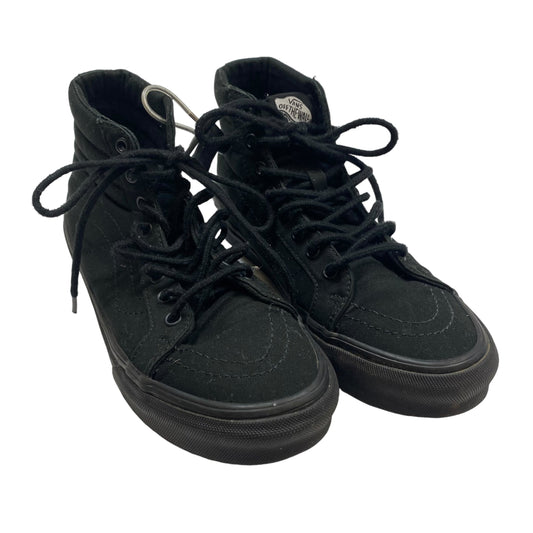 Black Shoes Sneakers Vans, Size 7.5