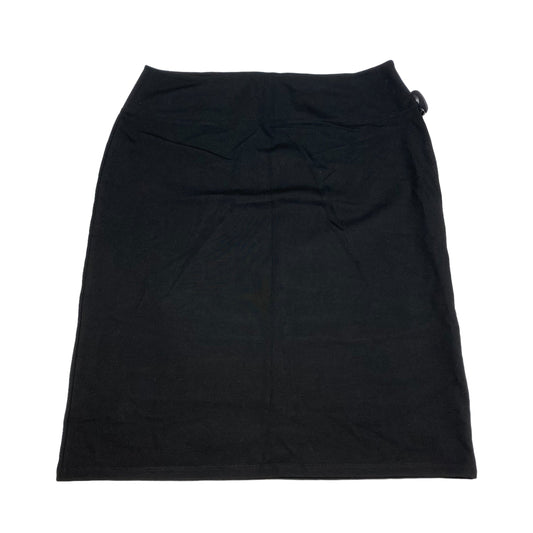 Black Skirt Midi Halogen, Size Xl