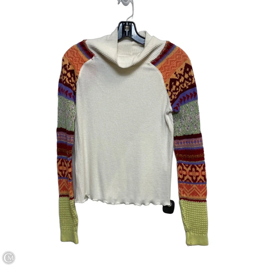 Top Long Sleeve By Free People In Cream, Size: Xs