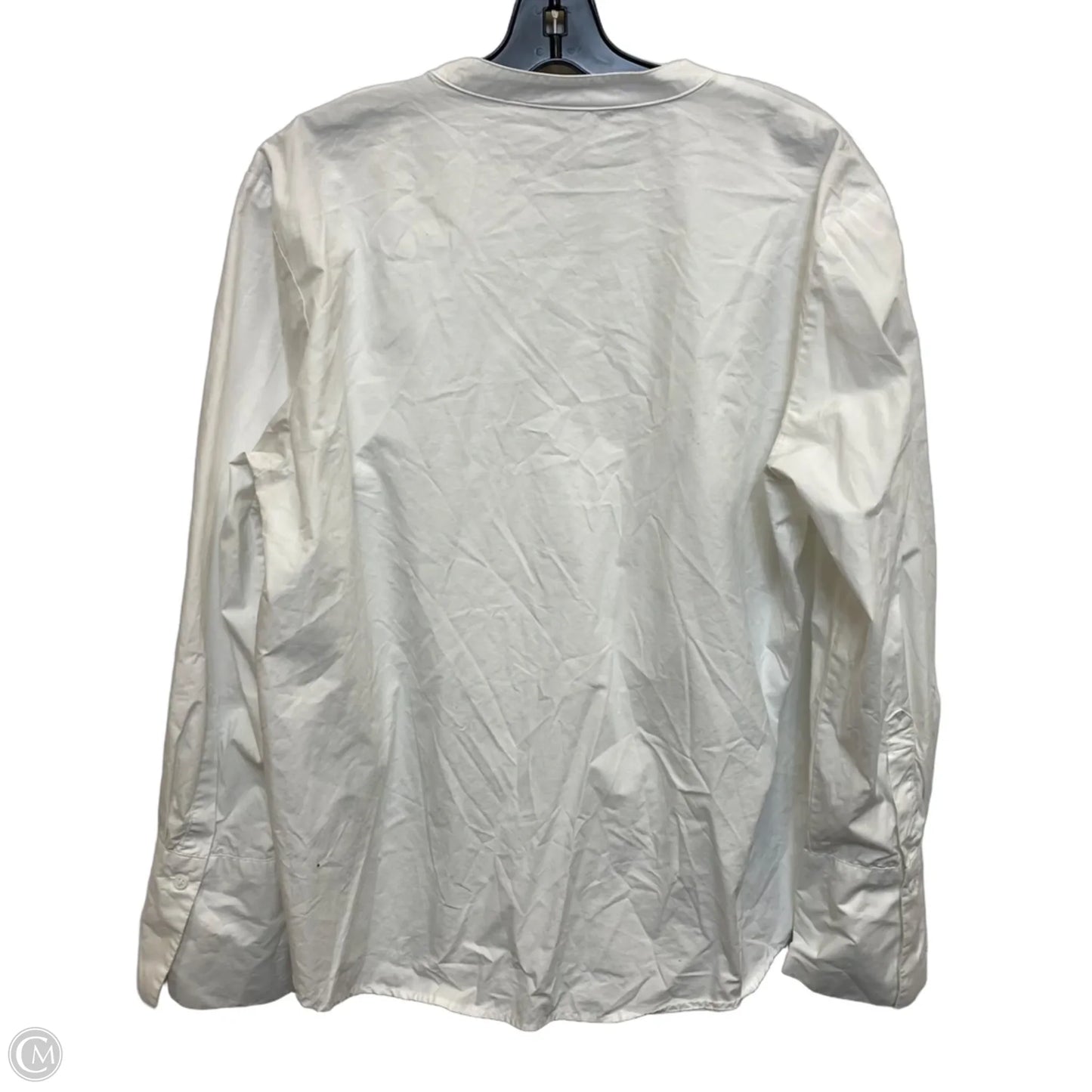 Top Long Sleeve By H&m In White, Size: L