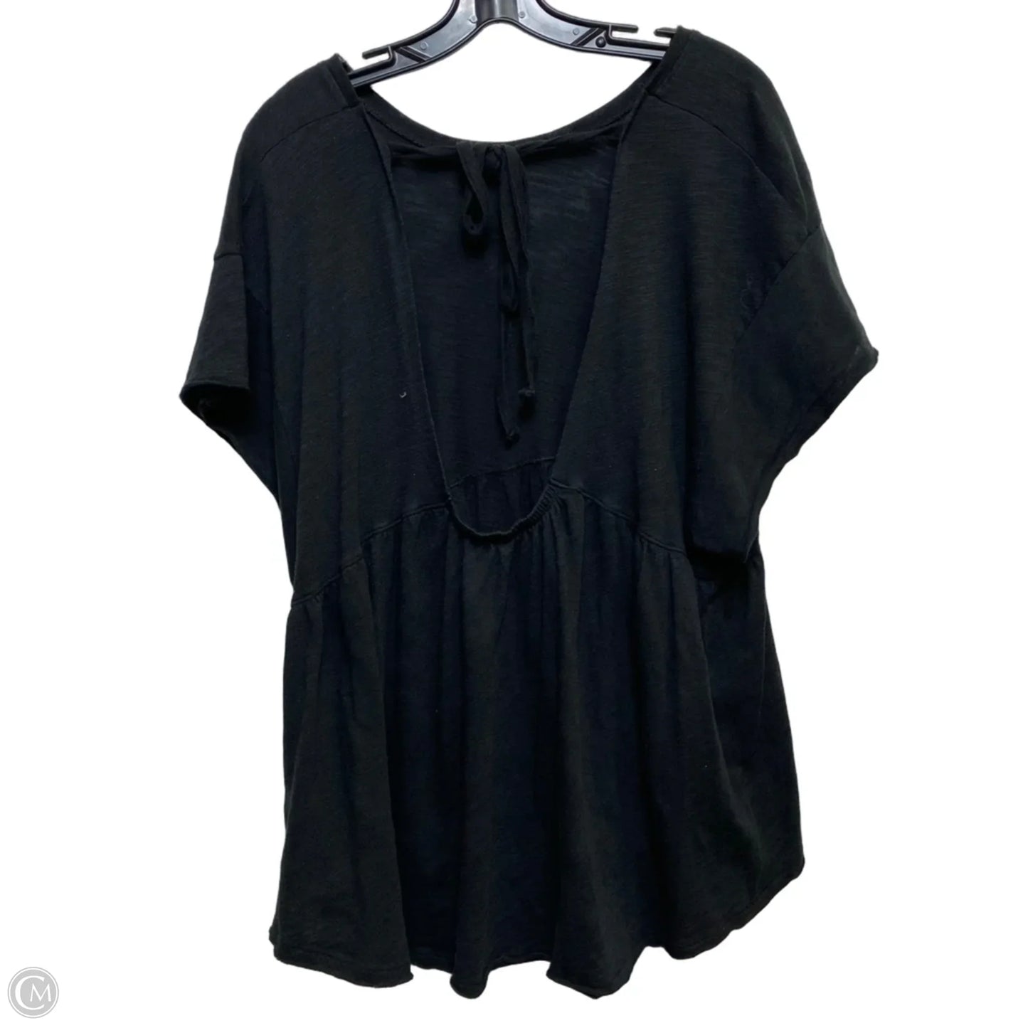 Top Short Sleeve By American Eagle In Black, Size: Xl