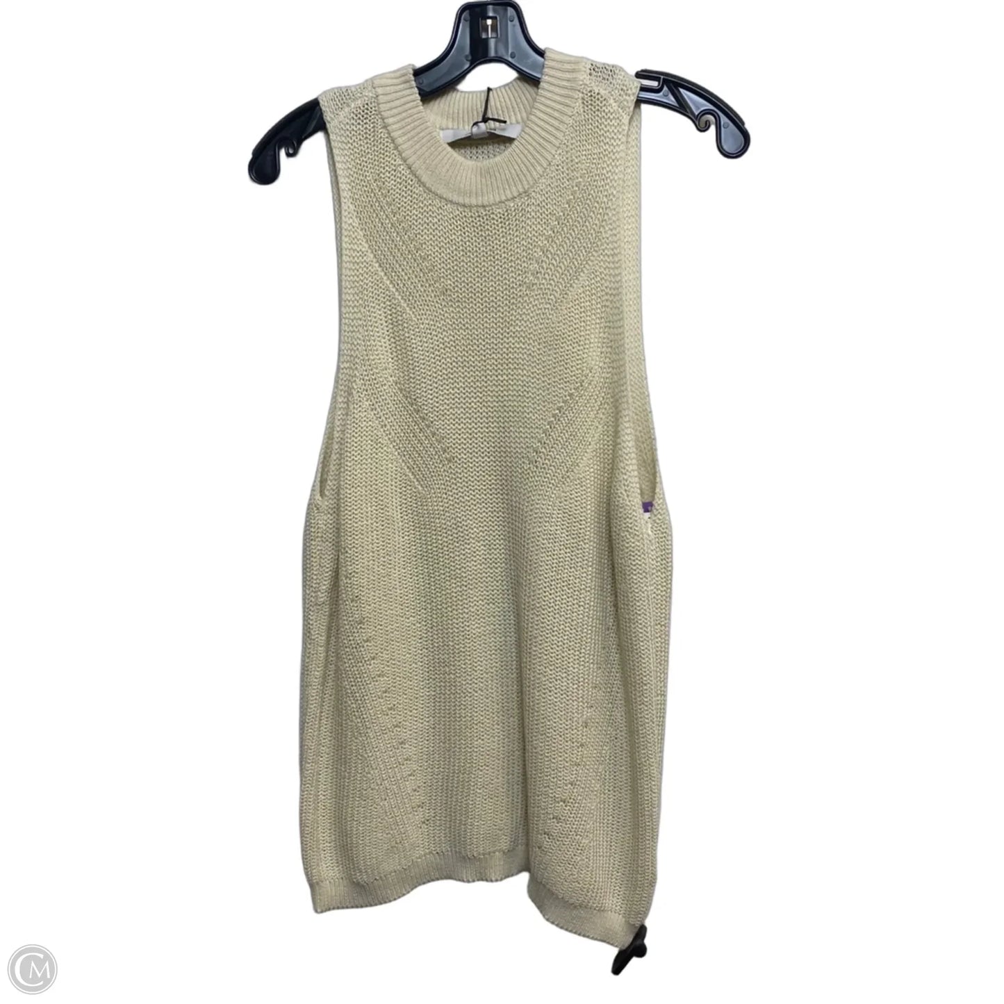 Top Sleeveless Designer By Joes Jeans In Cream, Size: L