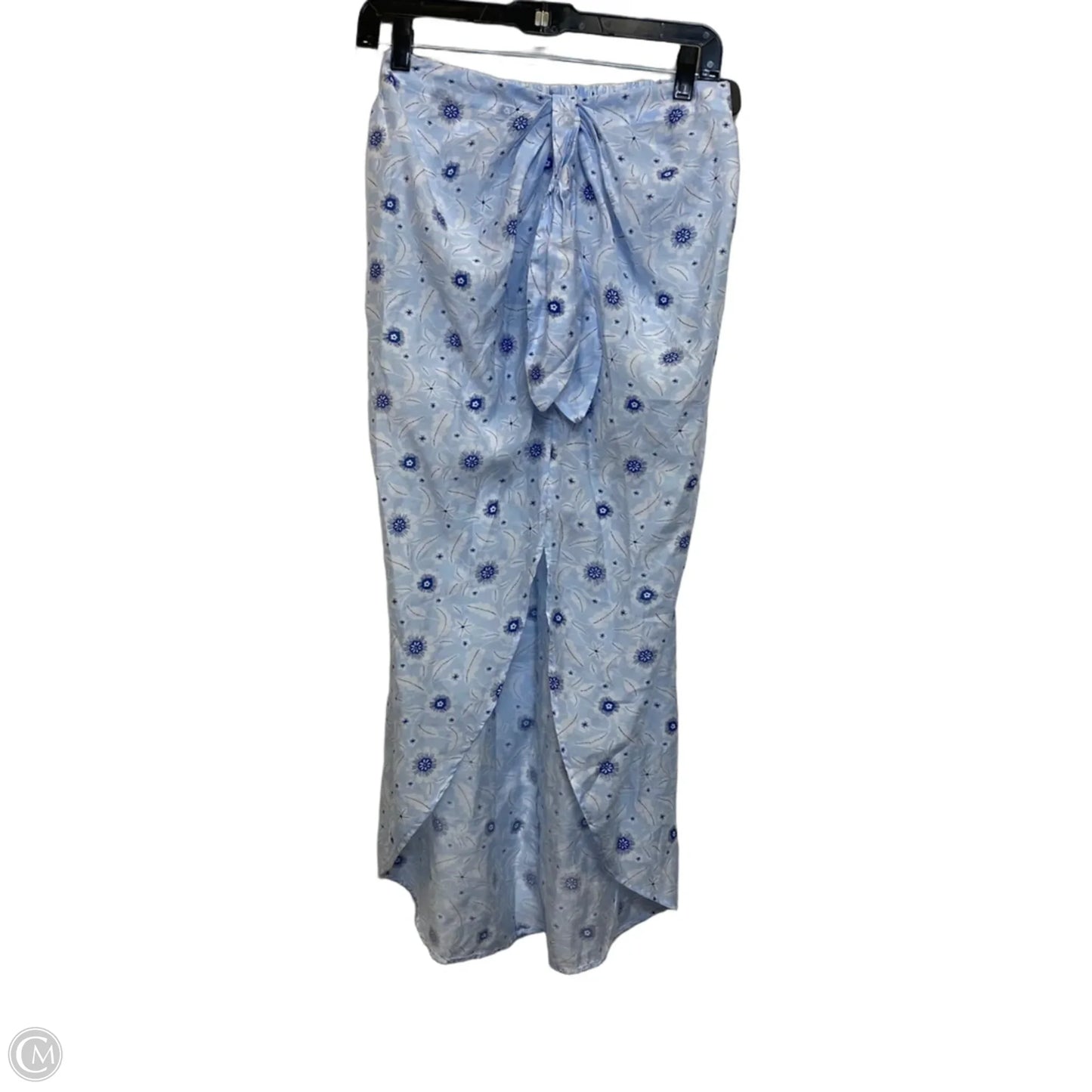 Swimwear Cover-up By Loft In Blue & White, Size: Xs