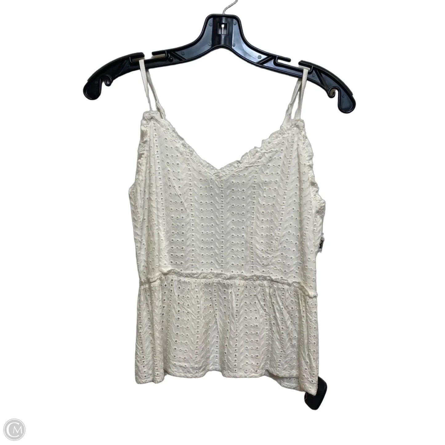 Top Sleeveless By Sim & Sam In White, Size: S