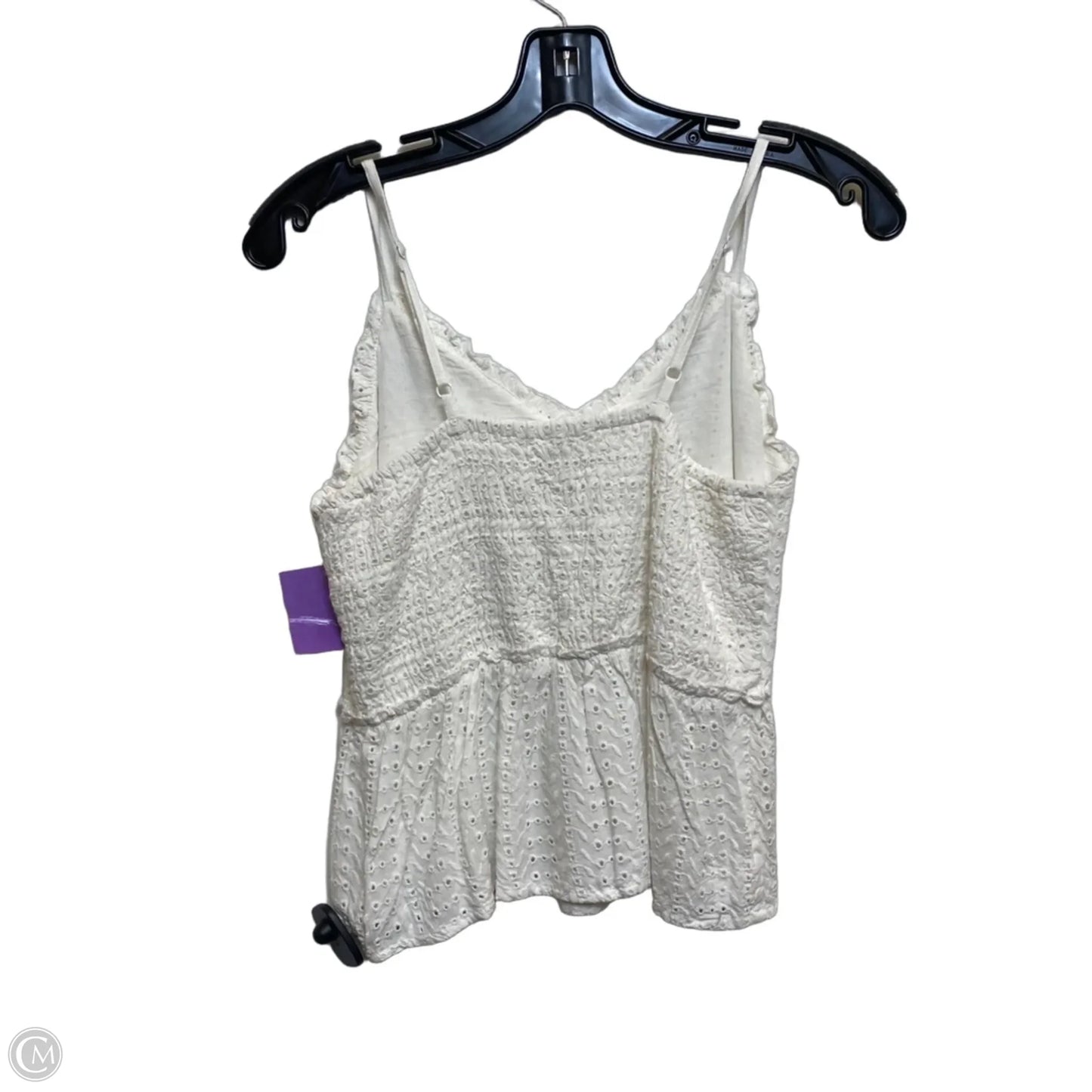 Top Sleeveless By Sim & Sam In White, Size: S