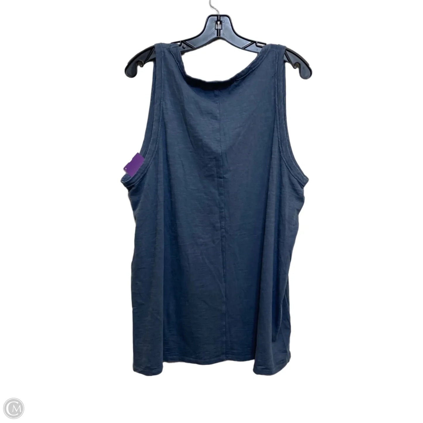 Top Sleeveless By Wonderly In Blue, Size: Xxl