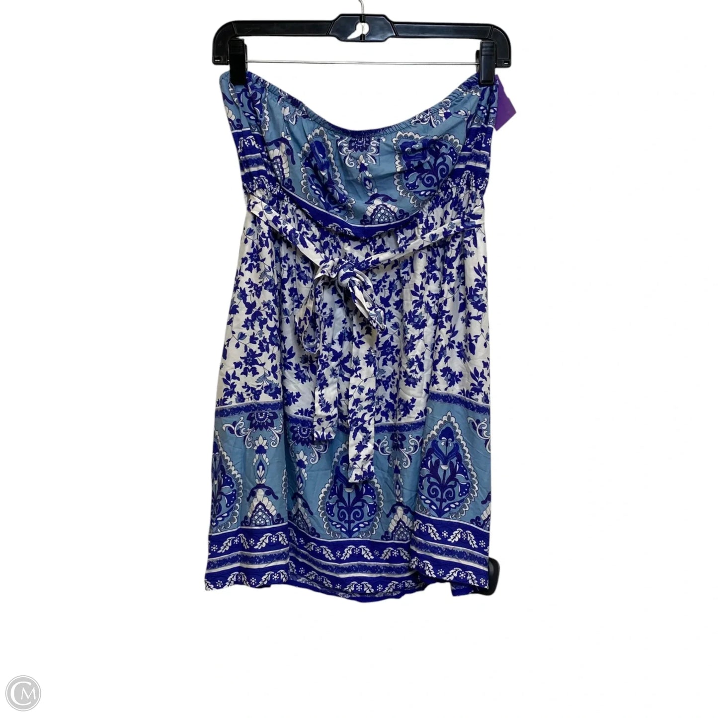 Swimwear Cover-up By Cupshe In Blue & White, Size: M