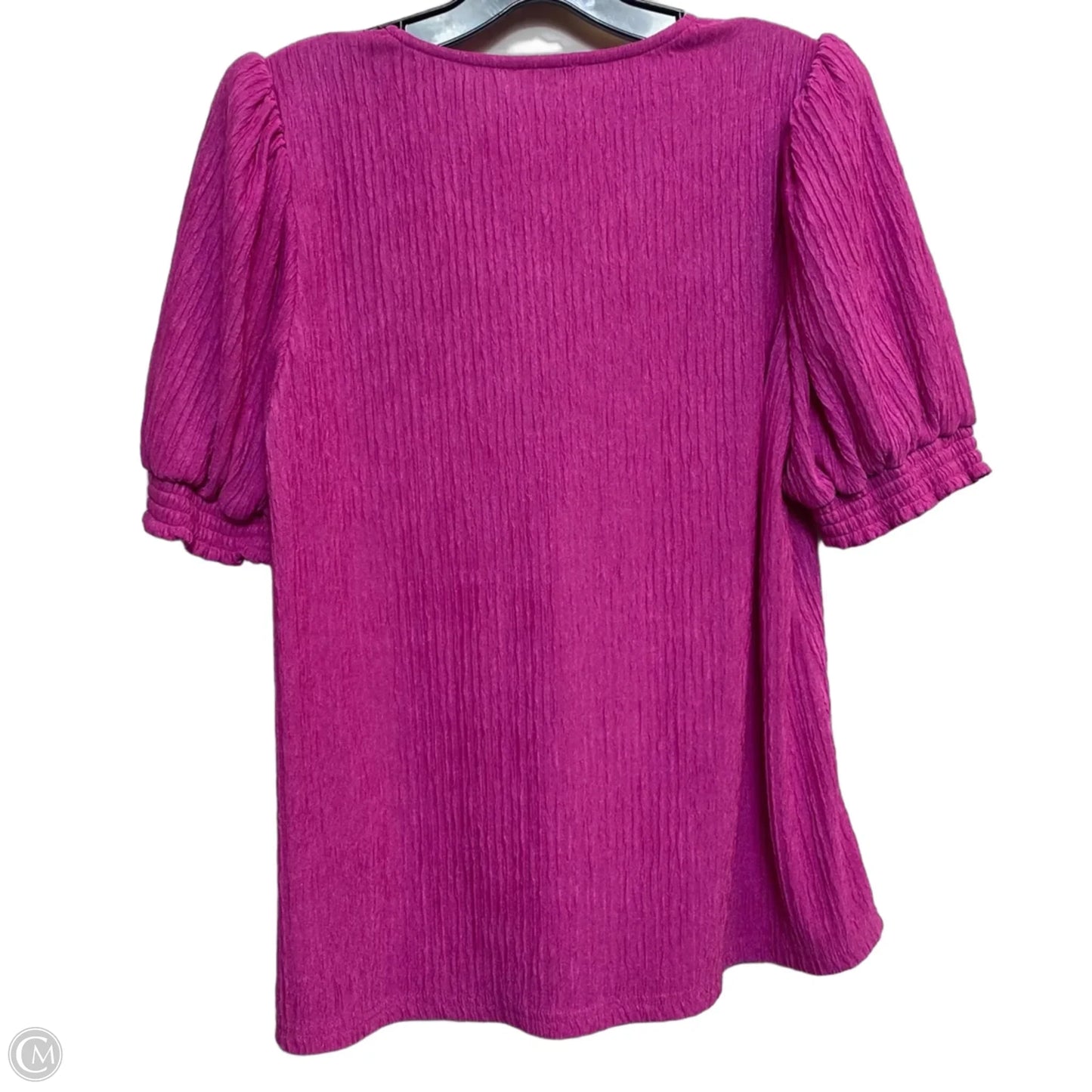 Top Short Sleeve By Jodifl In Pink, Size: S