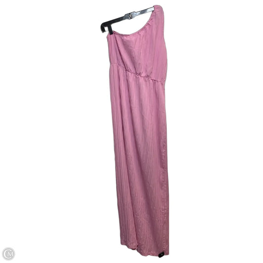 Dress Casual Maxi By Shein In Pink, Size: L