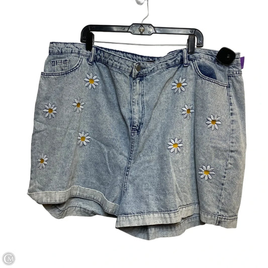 Shorts By Boohoo Boutique In Blue Denim, Size: 24