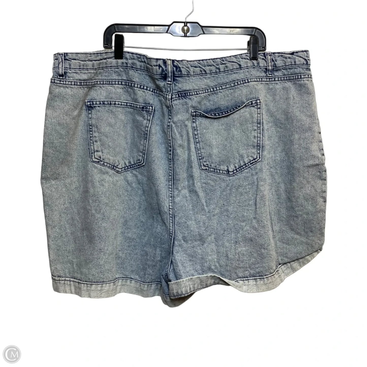 Shorts By Boohoo Boutique In Blue Denim, Size: 24