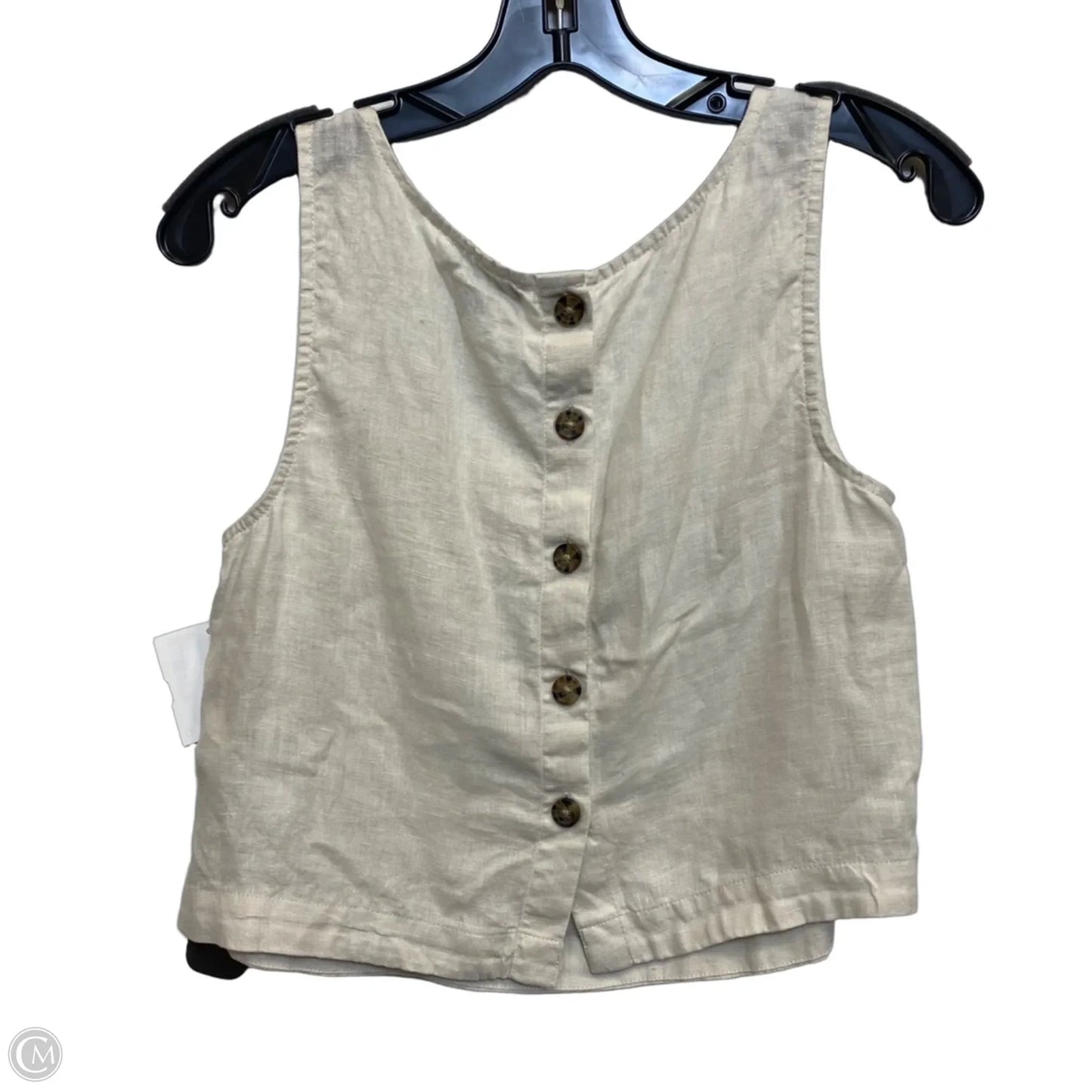 Top Sleeveless By J. Crew In Cream, Size: Xs