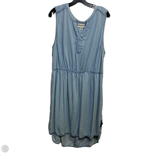 Dress Casual Short By Ava & Viv In Blue Denim, Size: 2x