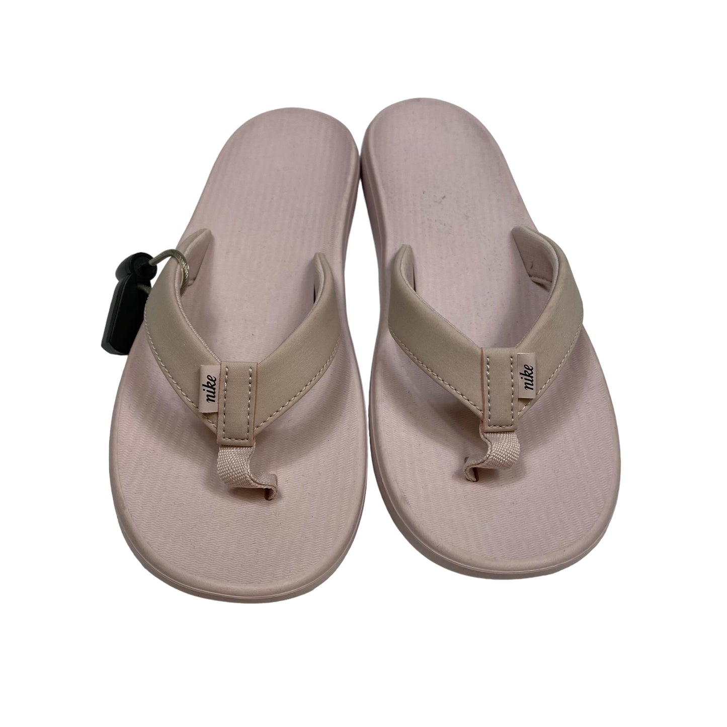 Pink Sandals Flip Flops Nike, Size 8