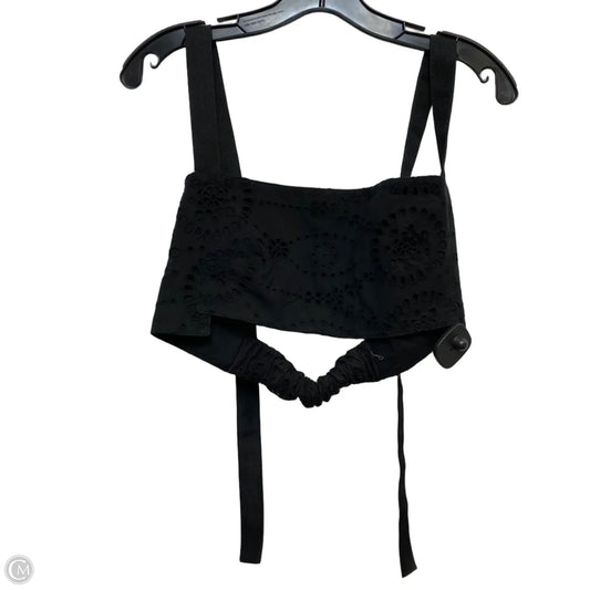 Top Sleeveless By Zara In Black, Size: M