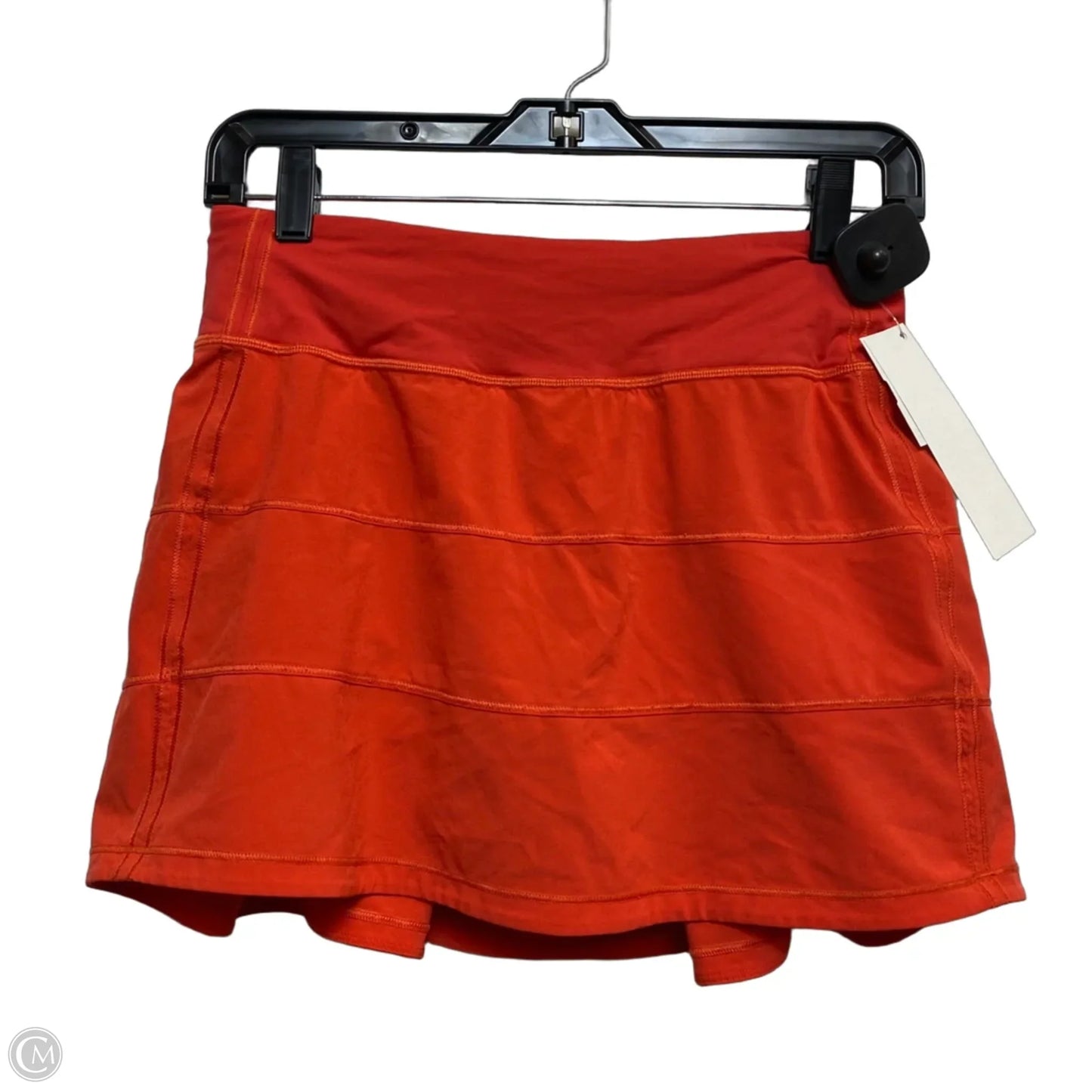 Athletic Skort Designer By Lululemon In Red, Size: S