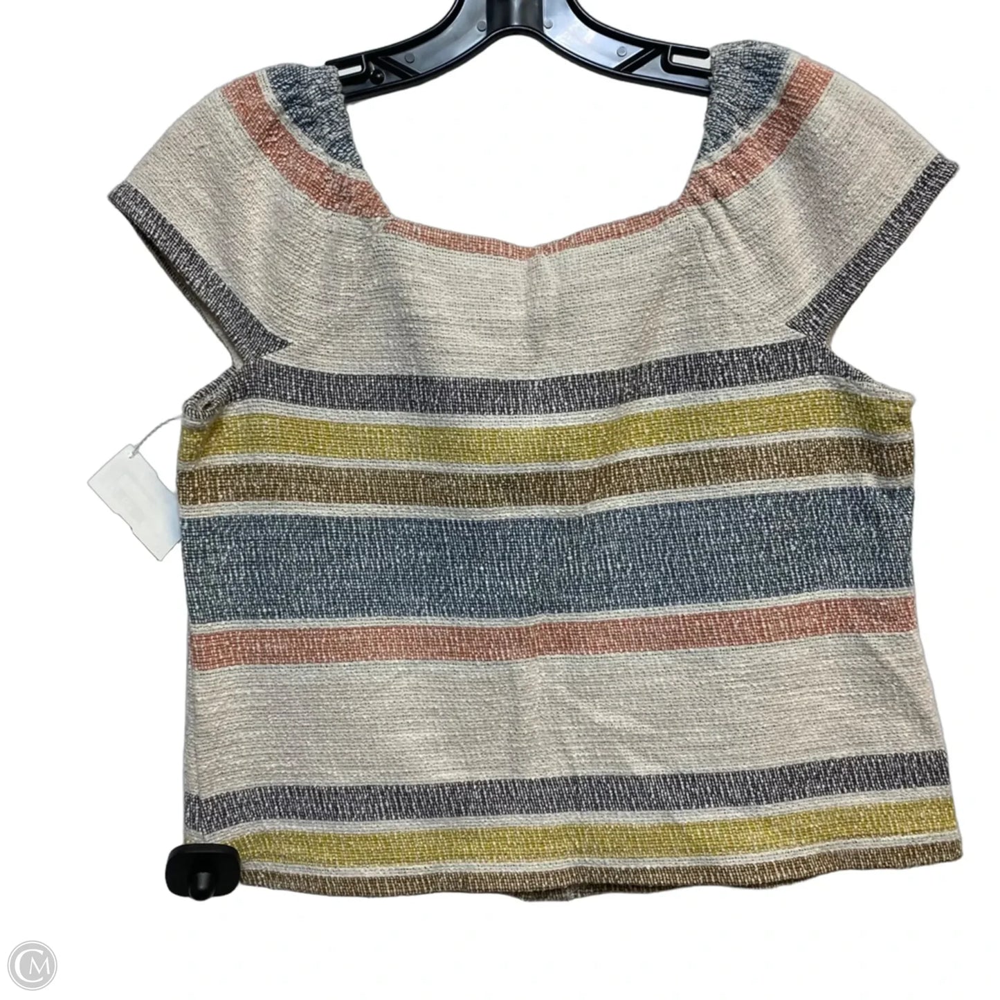 Top Sleeveless By Madewell In Tan, Size: S