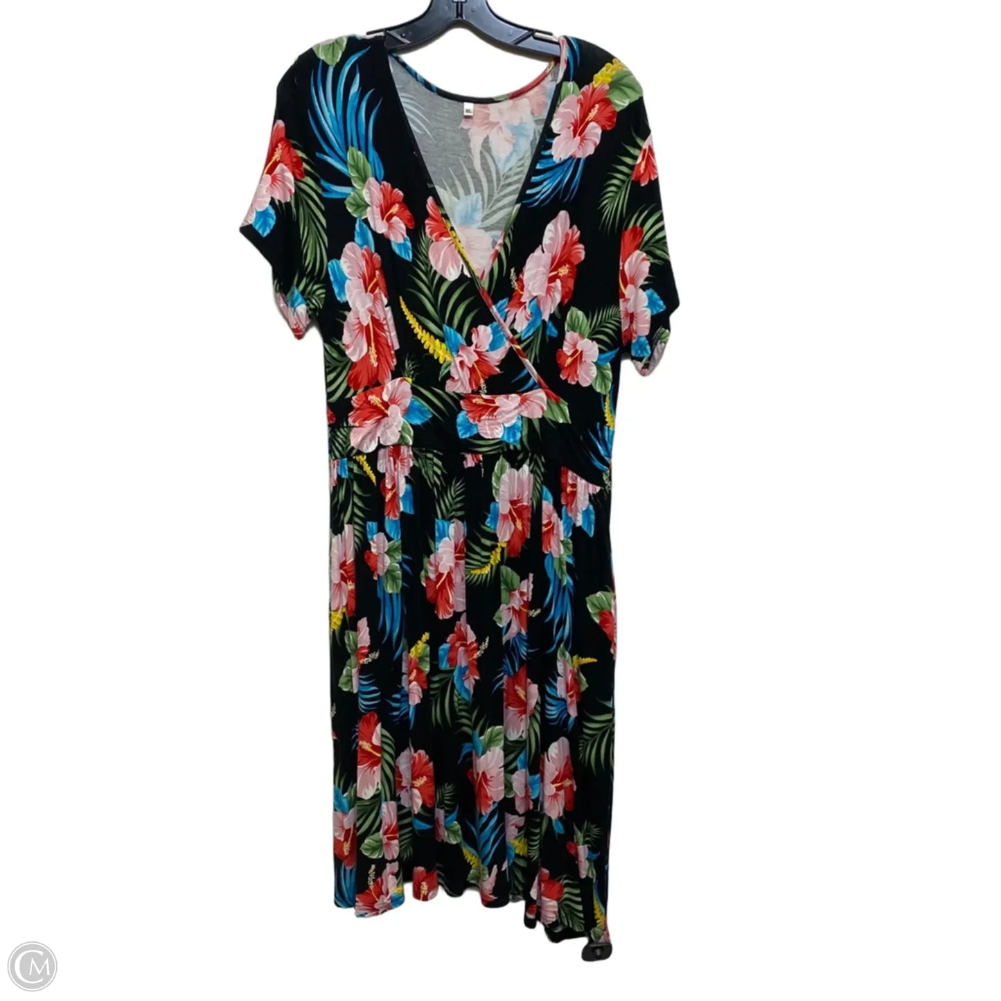 Dress Casual Midi By Cmf In Black, Size: Xl