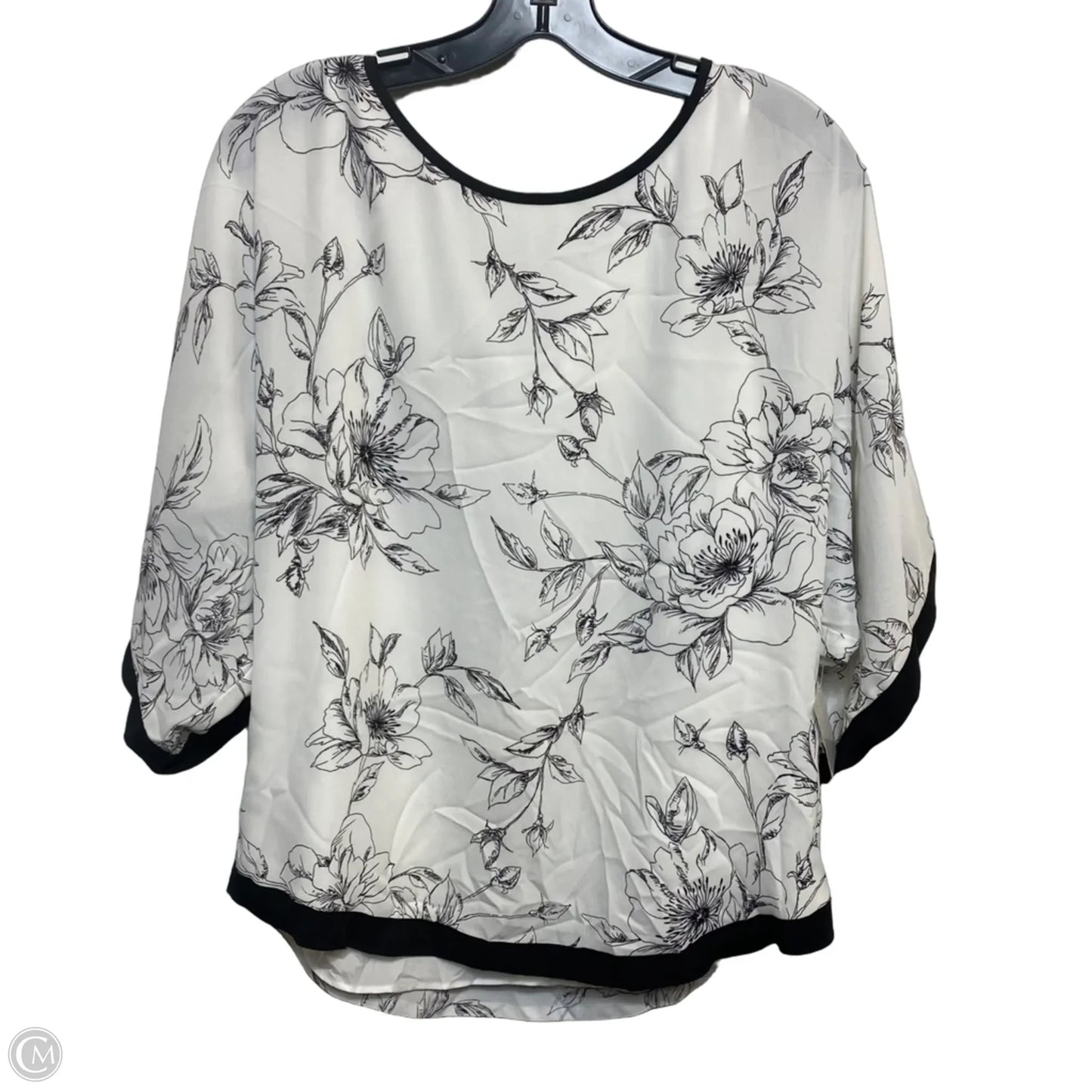 Top Short Sleeve By White House Black Market In White, Size: S