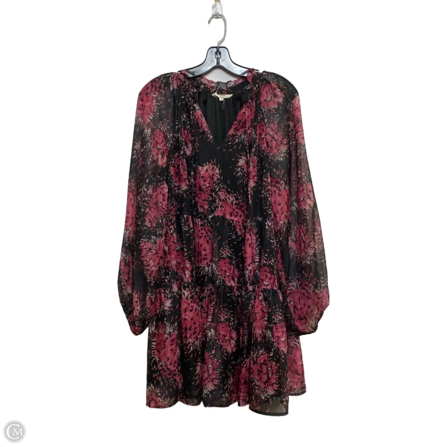 Dress Casual Short By Entro In Black & Pink, Size: M