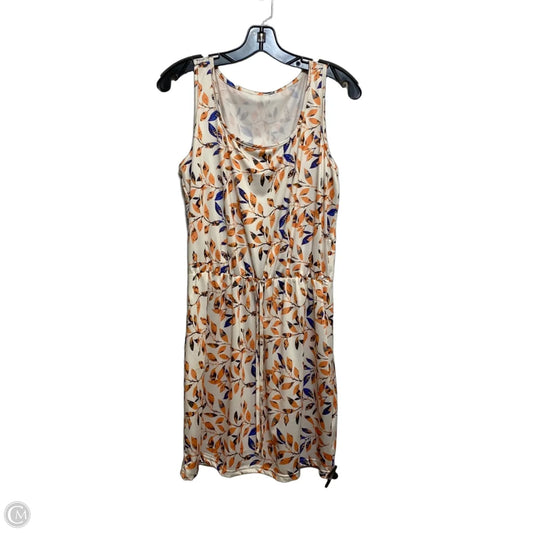 Dress Casual Short By Shein In Cream & Orange, Size: M