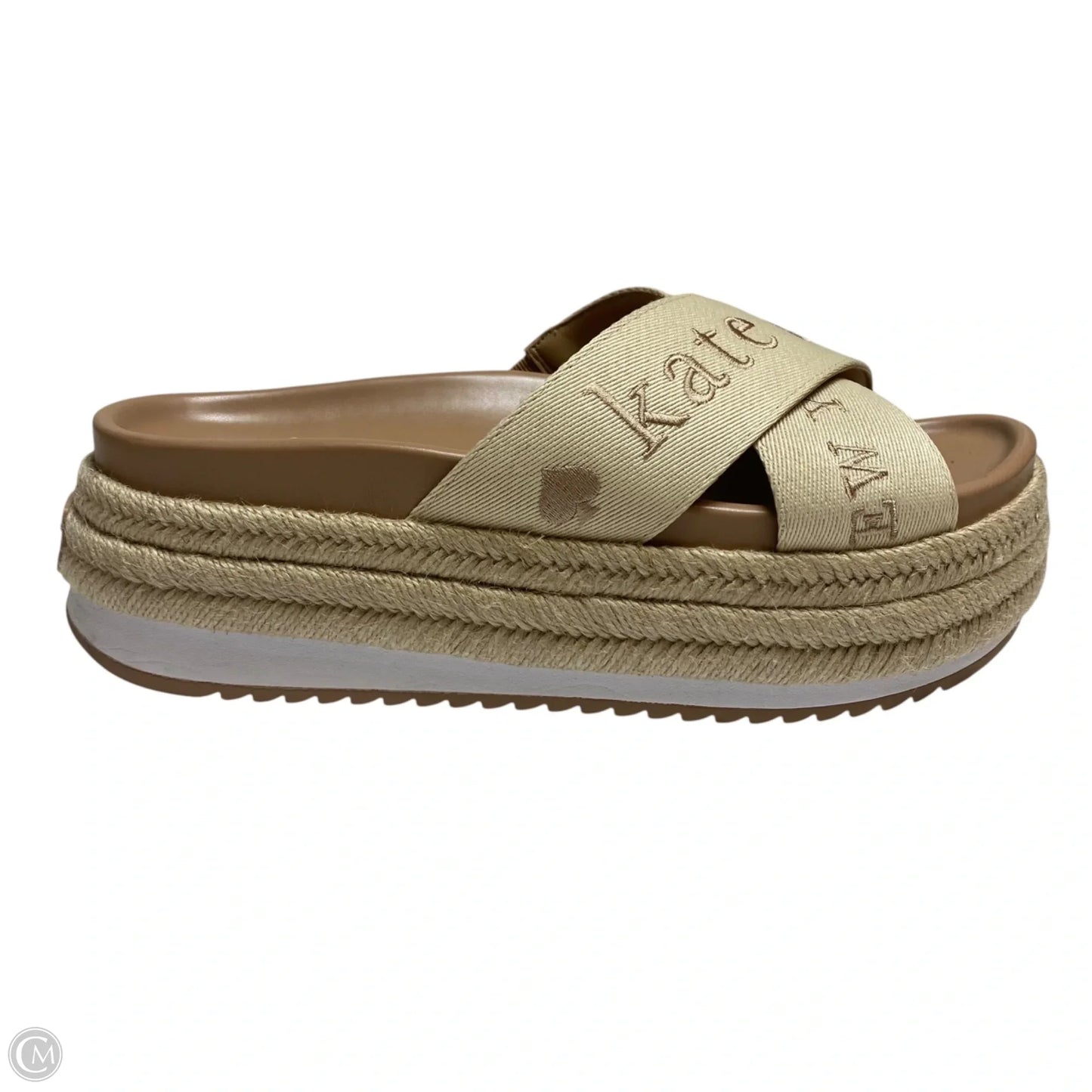 Sandals Designer By Kate Spade In Cream, Size: 7
