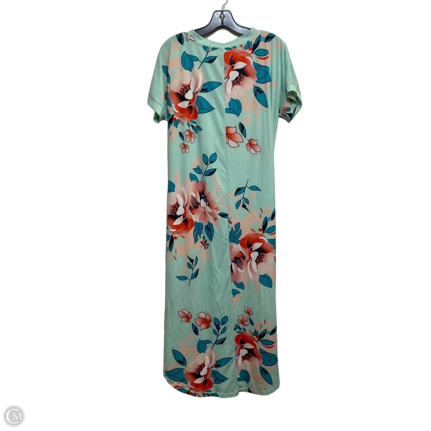 Dress Casual Maxi By Tickled Teal In Green, Size: L