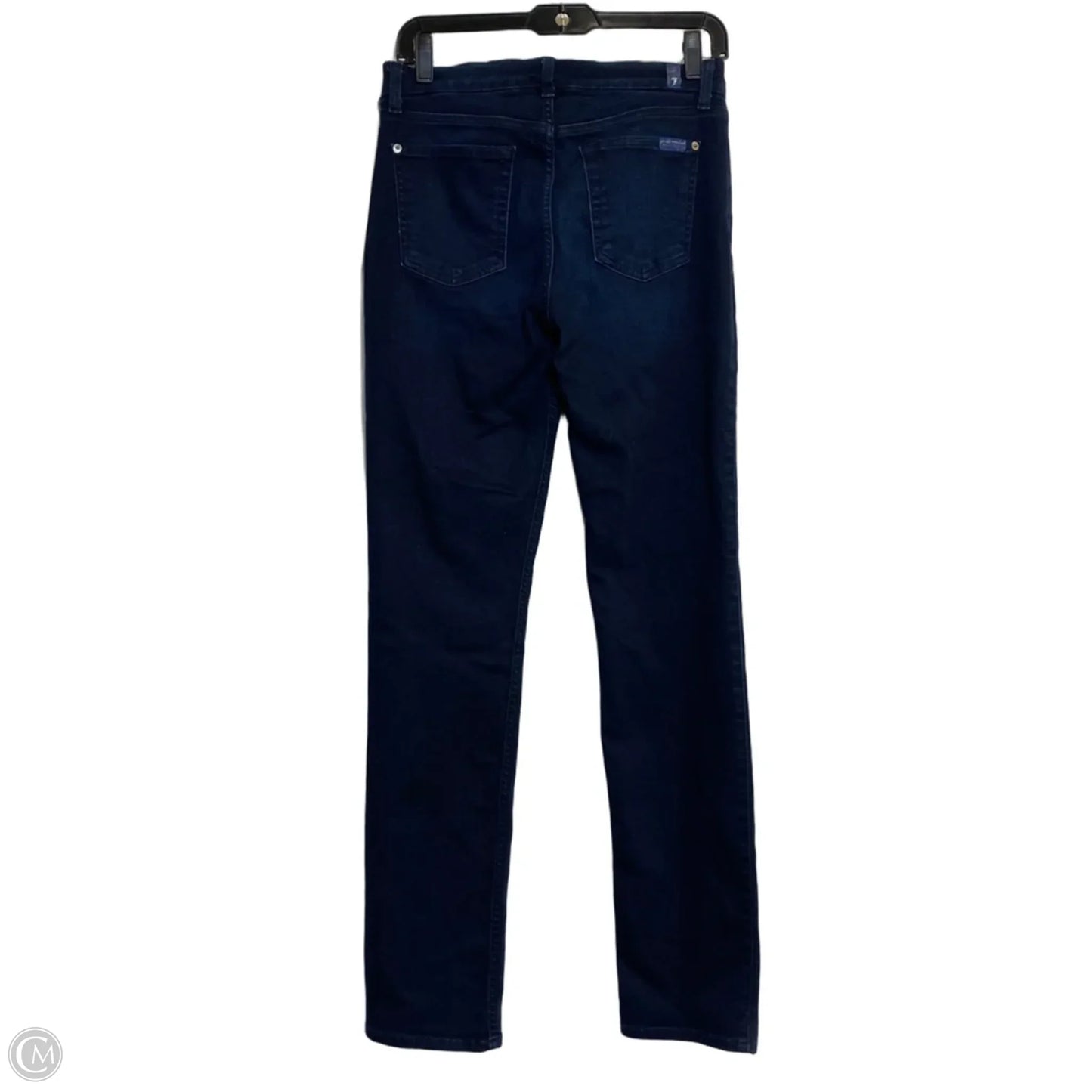 Jeans Designer By 7 For All Mankind In Blue Denim, Size: 8