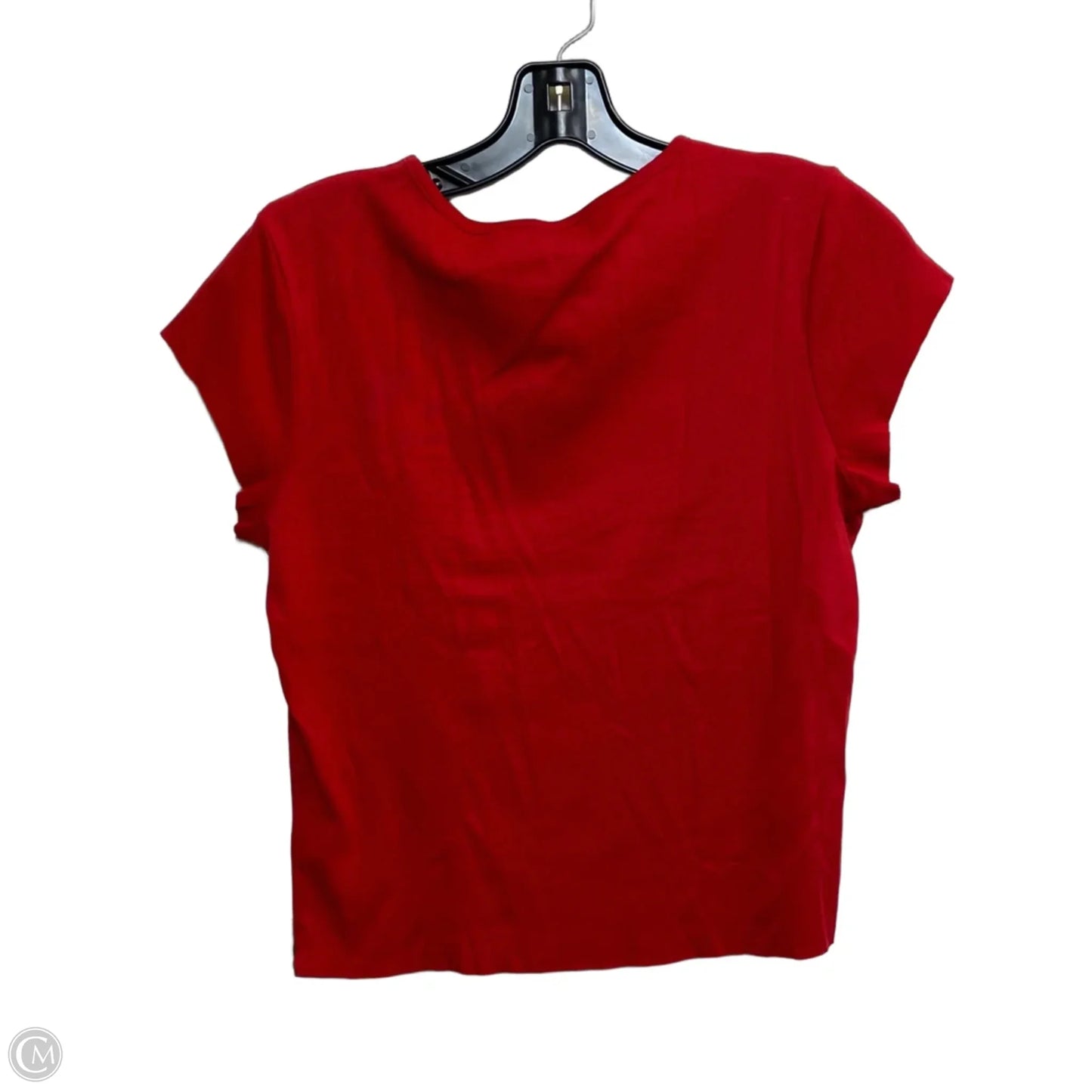 Top Short Sleeve By Wild Fable In Red, Size: M