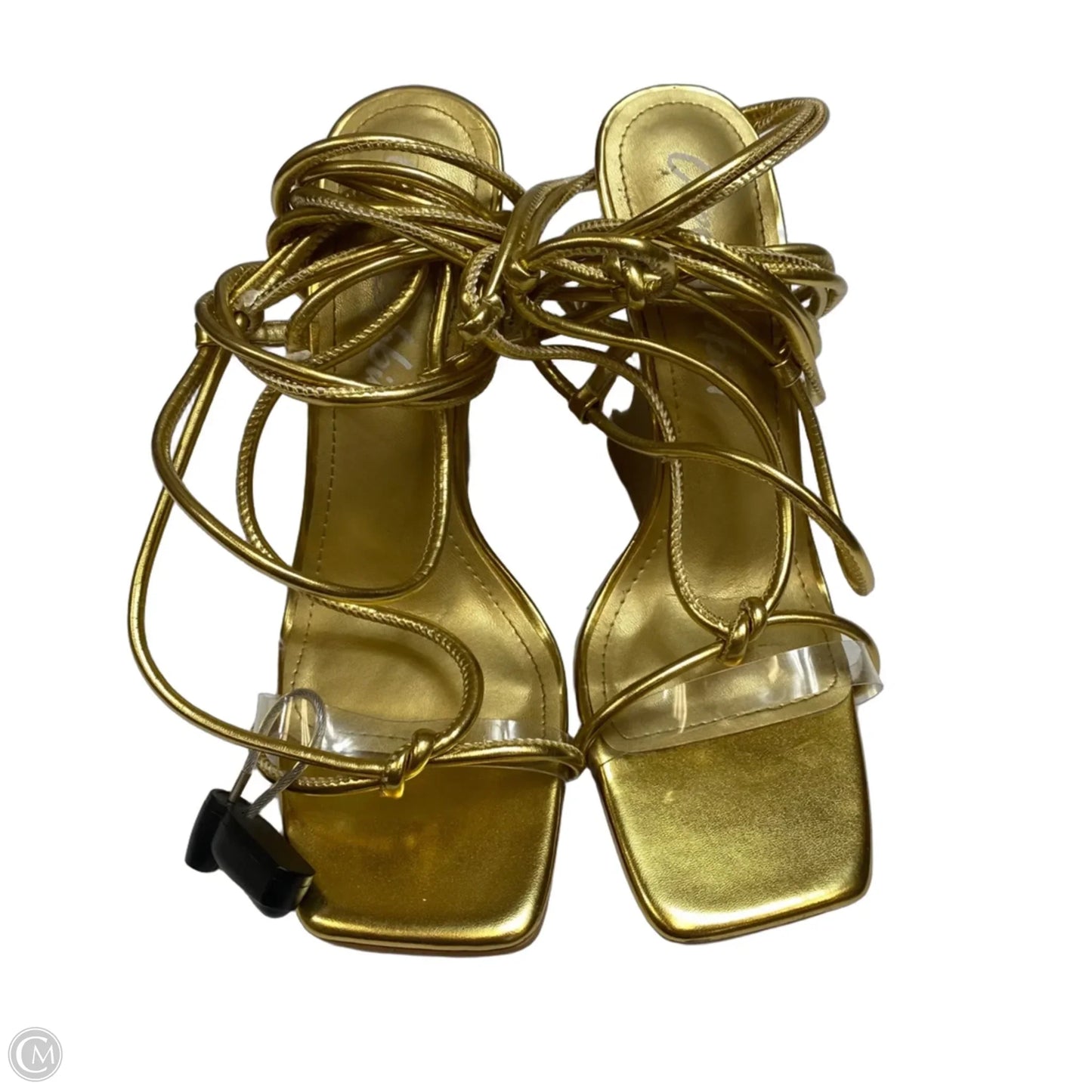 Sandals Heels Wedge By Cape Robbin In Gold, Size: 10