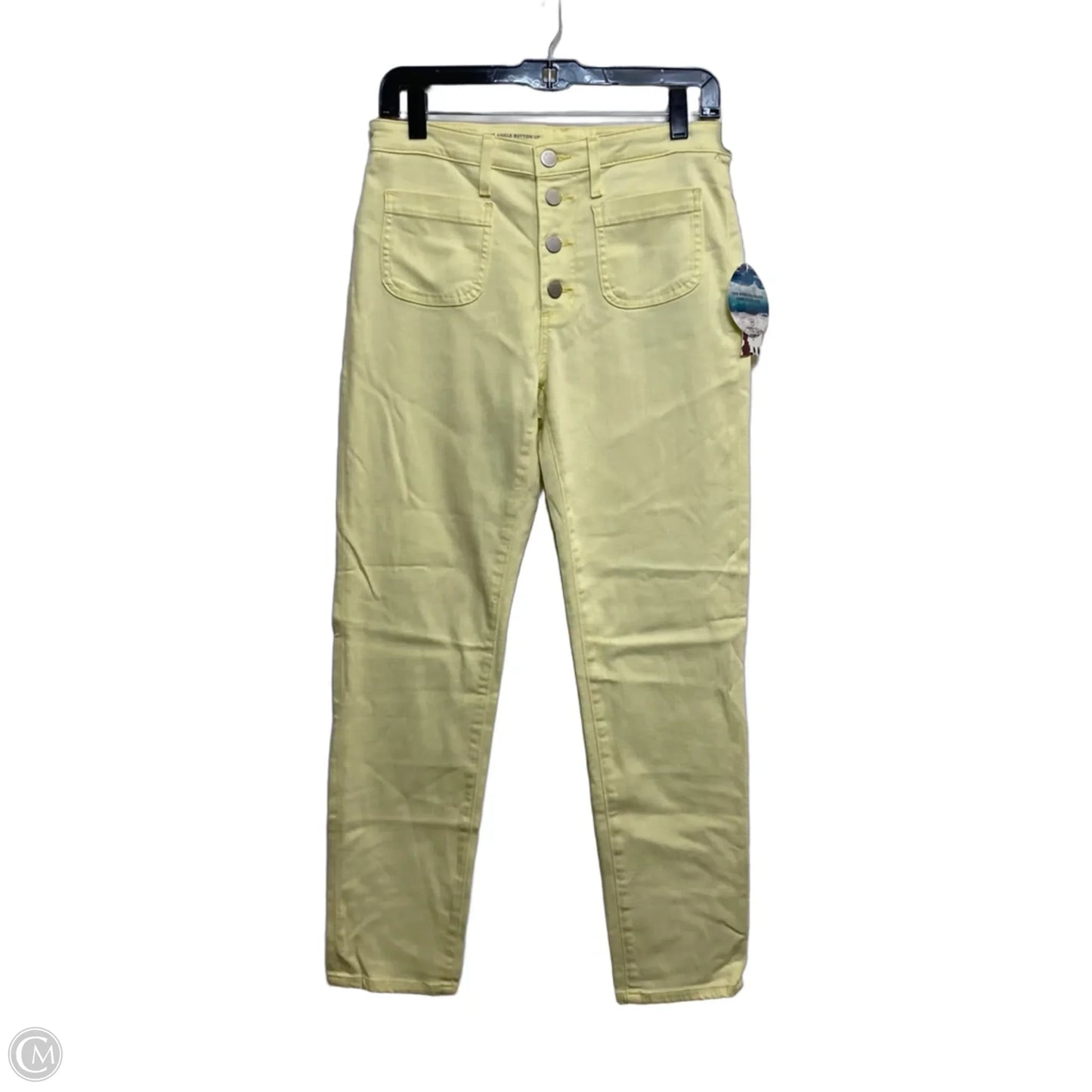 Jeans Designer By Adriano Goldschmied In Yellow Denim, Size: 8