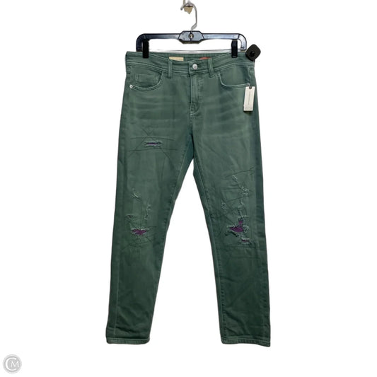 Jeans Skinny By Pilcro In Green Denim, Size: 6