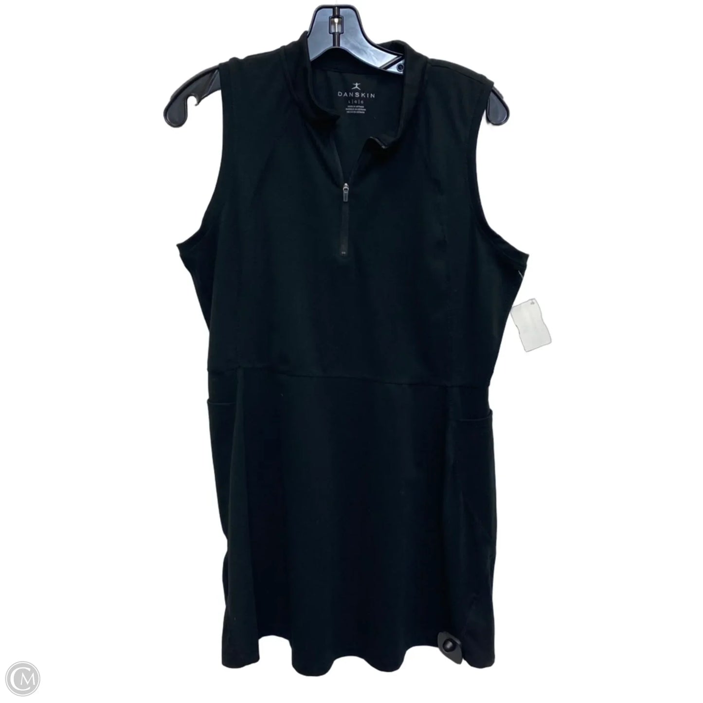 Athletic Dress By Danskin In Black, Size: L