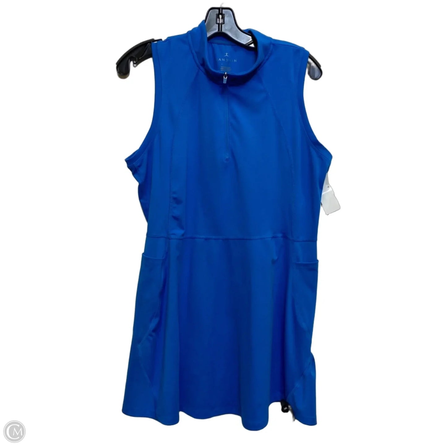 Athletic Dress By Danskin In Blue, Size: L
