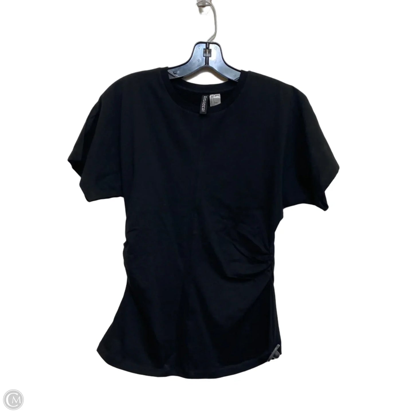 Top Short Sleeve By Divided In Black, Size: S