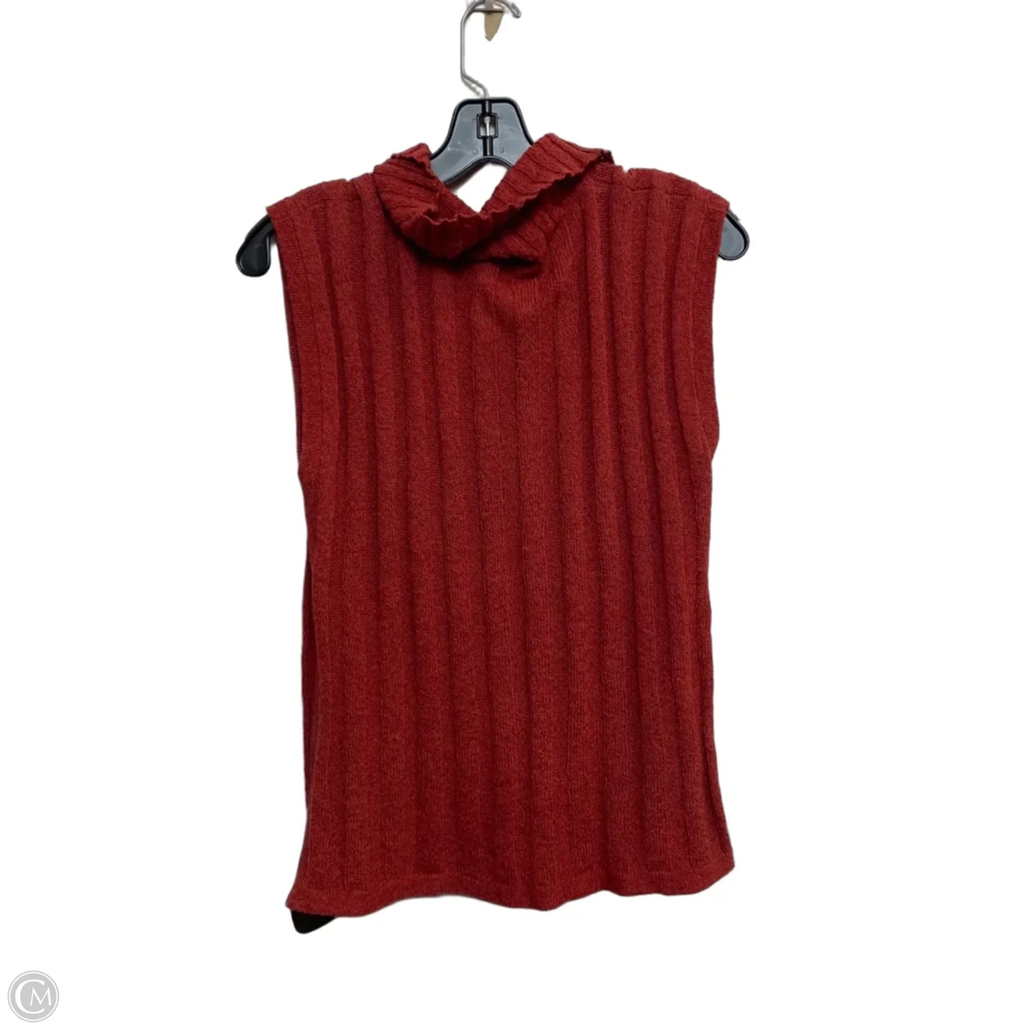 Top Sleeveless Designer By Max Mara In Red, Size: Xl