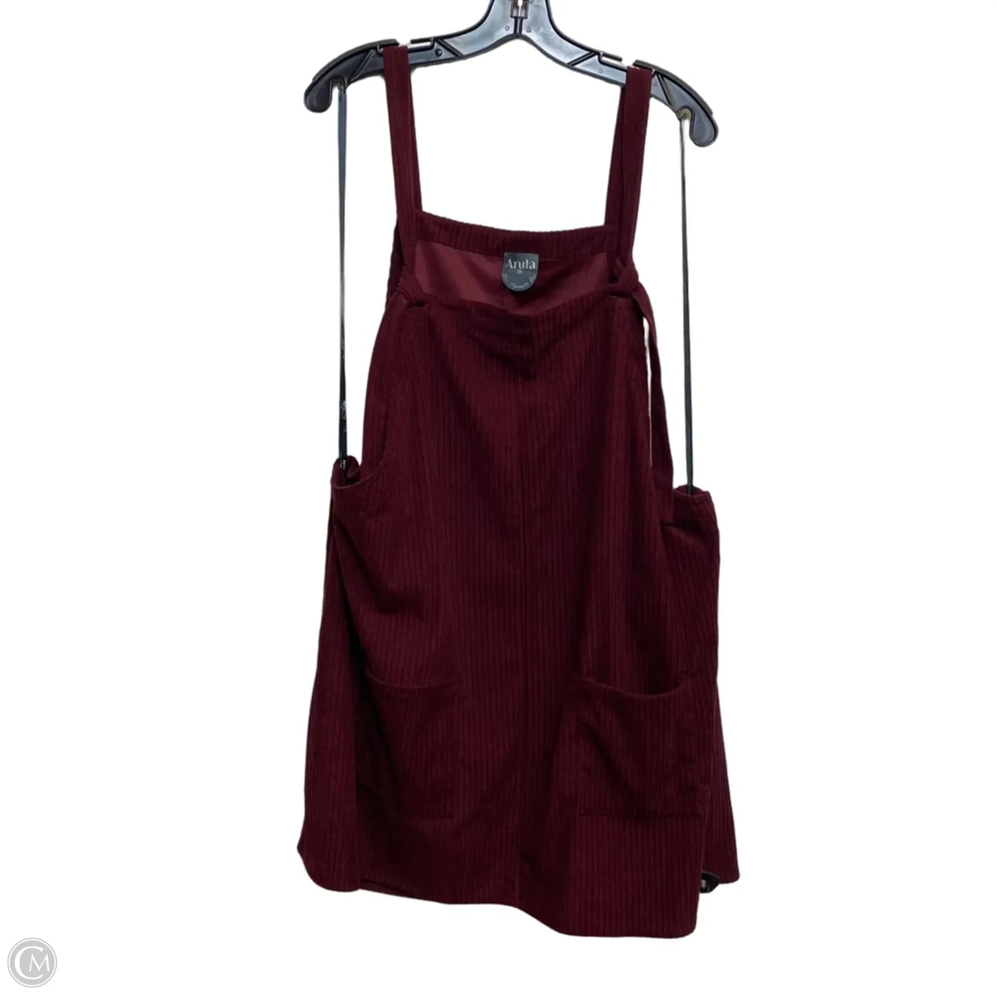 Dress Casual Short By Arula In Maroon, Size: 2x