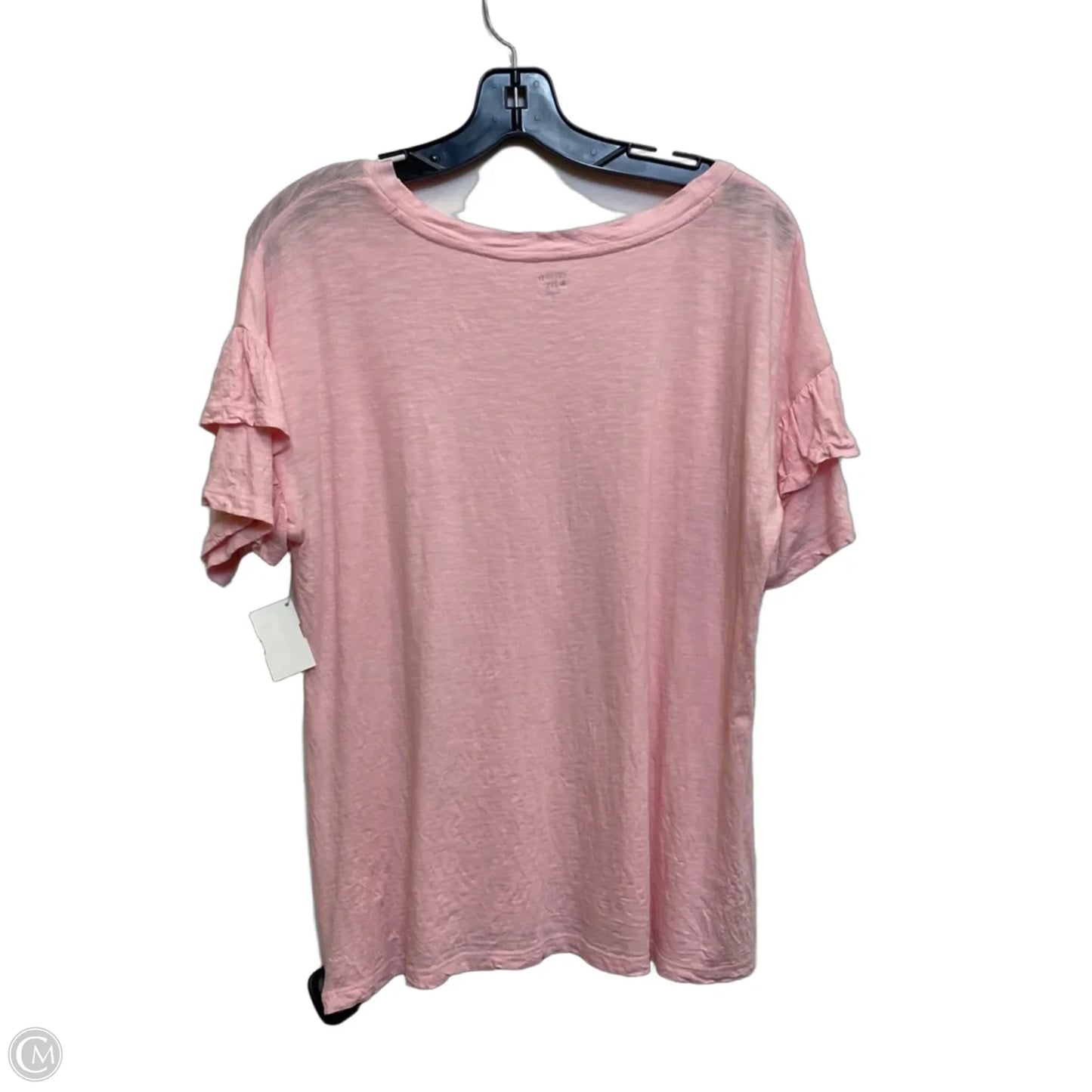Top Short Sleeve By Crown And Ivy In Pink, Size: L
