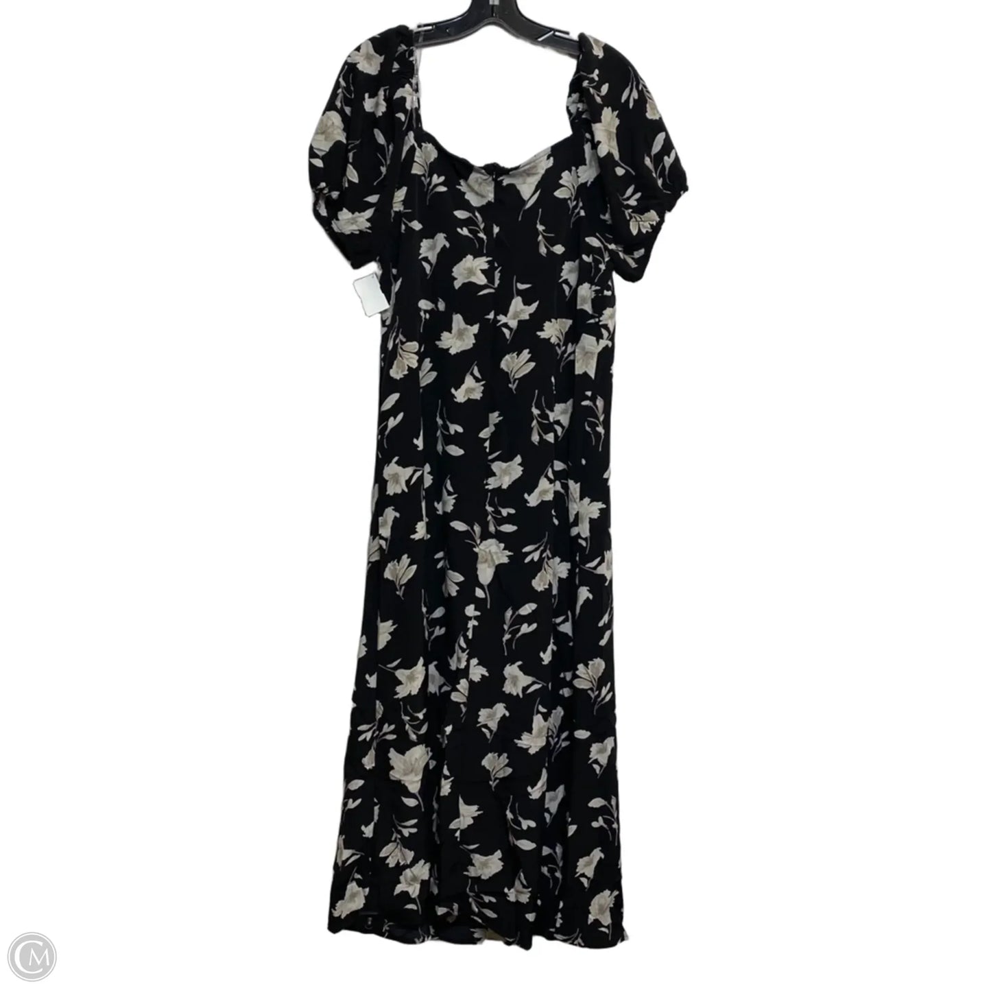 Dress Casual Maxi By Zenobia In Black & Cream, Size: 1x