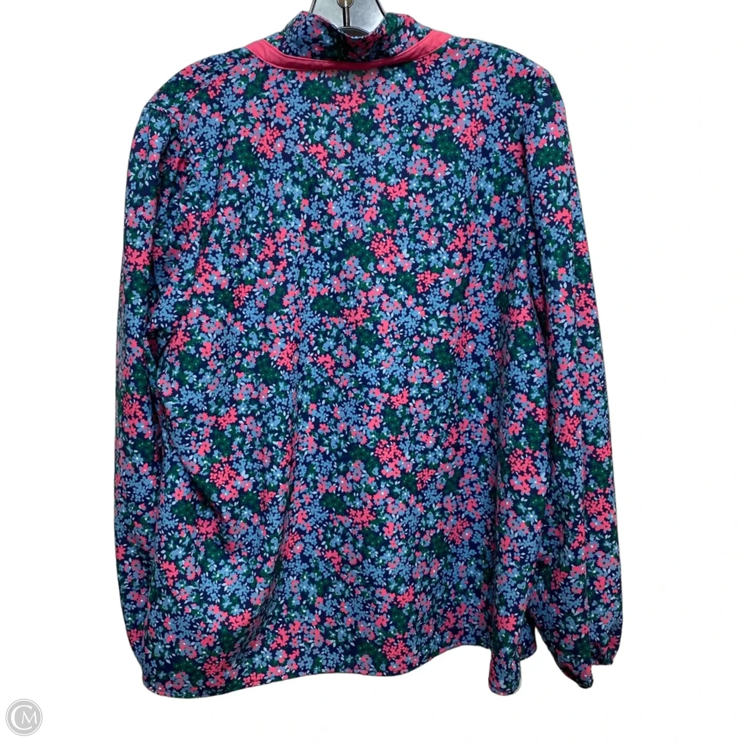 Top Long Sleeve By Mary Square In Blue & Pink, Size: Xl