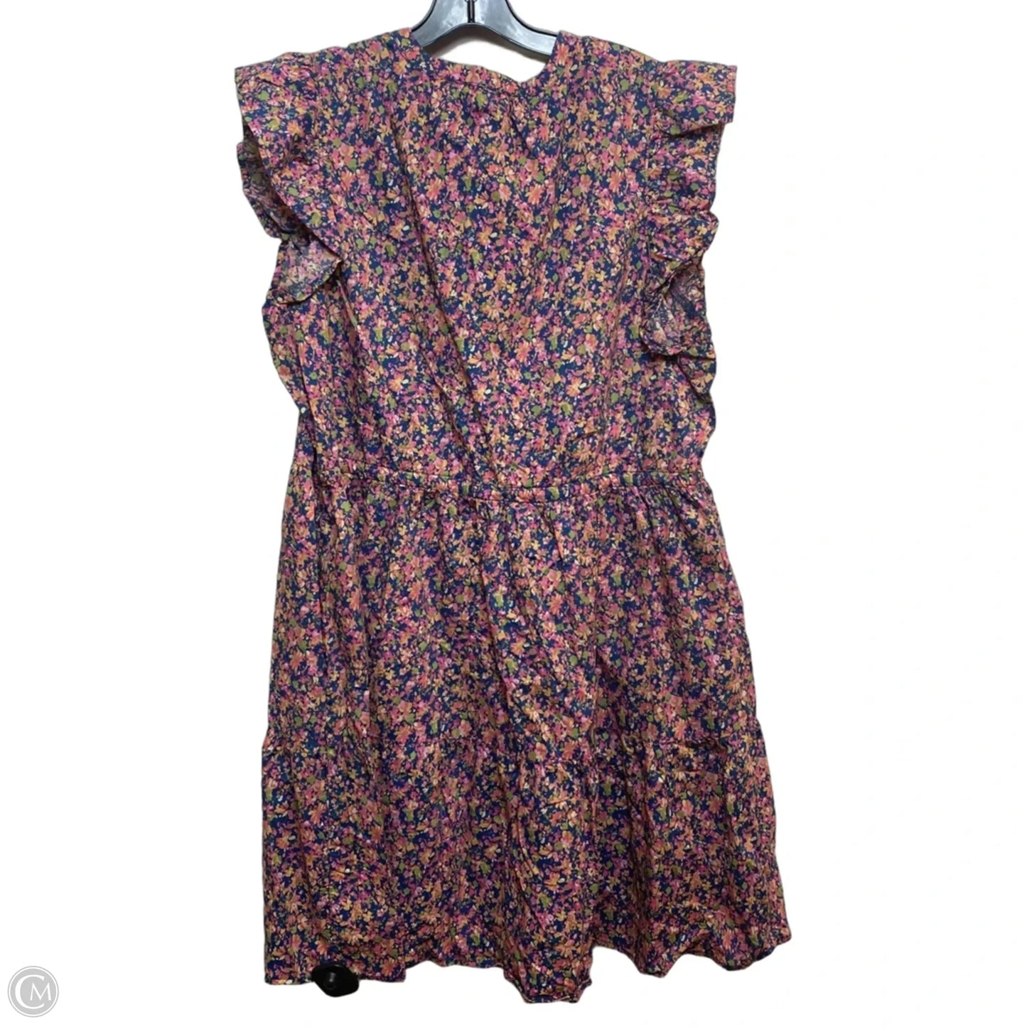 Dress Casual Short By Time And Tru In Blue & Pink, Size: 3x