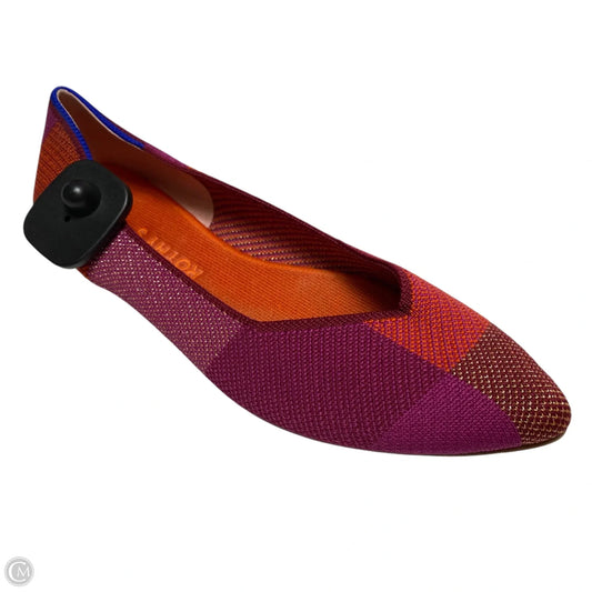 Shoes Designer By Rothys In Orange & Pink, Size: 9