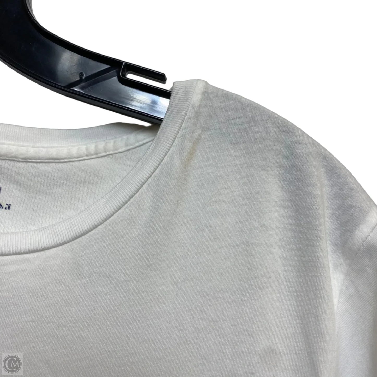 Top Short Sleeve By Polo Ralph Lauren In White, Size: L