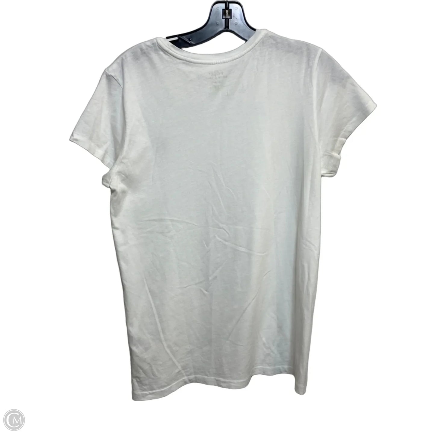 Top Short Sleeve By Polo Ralph Lauren In White, Size: L